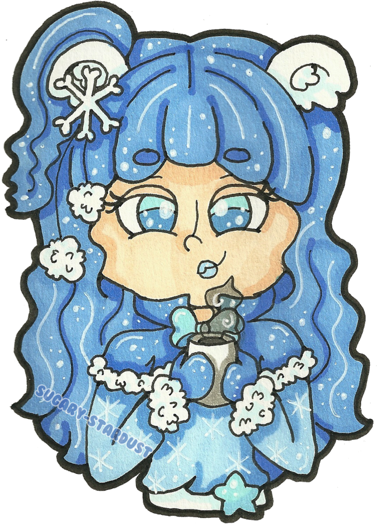 Living In A Winter Wonderland By Sugary-stardust - Cartoon (760x1051)