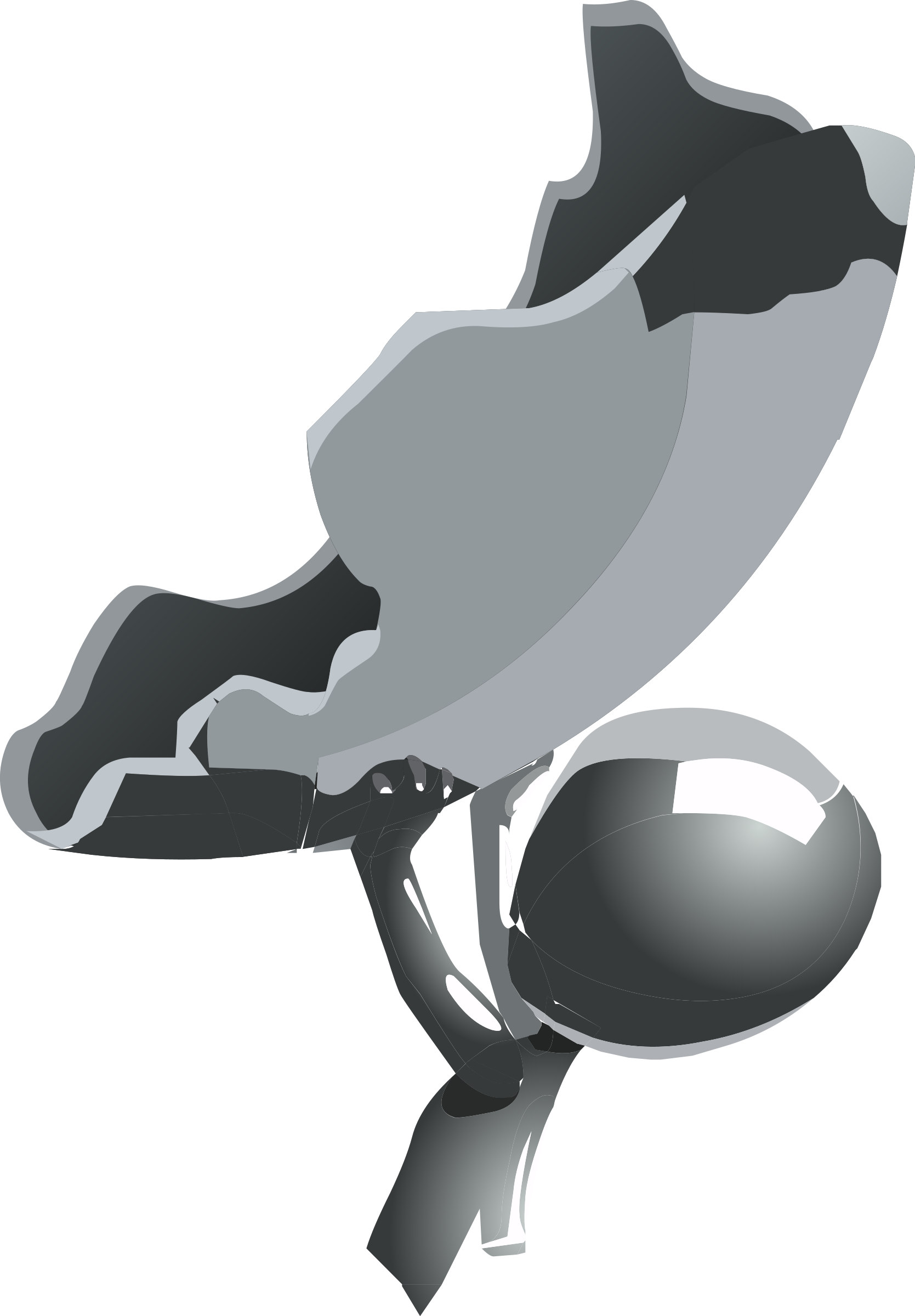Black And White Mammal Clip Art - Black And White Mammal Clip Art (1669x2400)