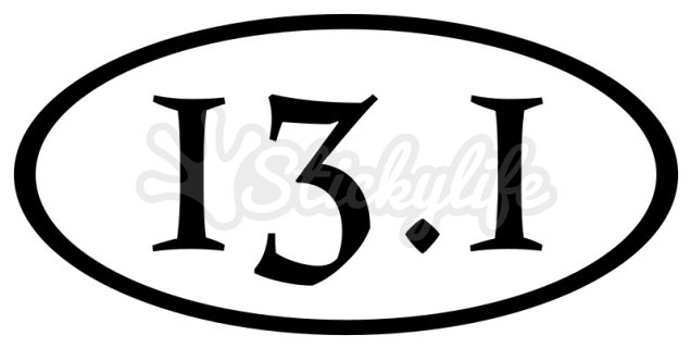 Half Marathon Decal - Marathon (940x587)