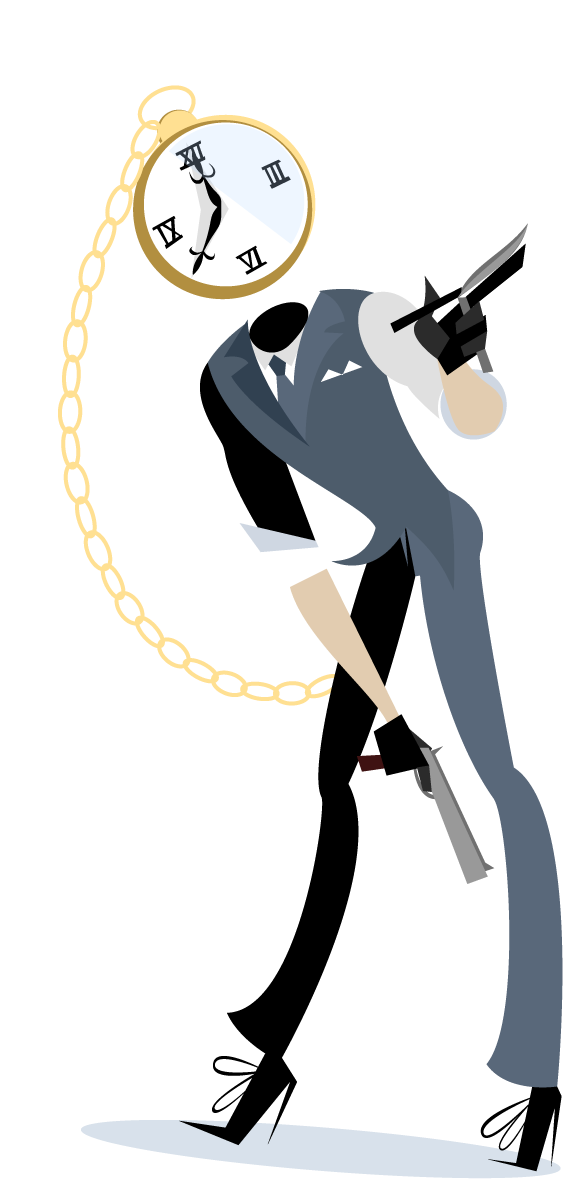 My Friend's Clock Head Character - Clock Heads (600x1200)