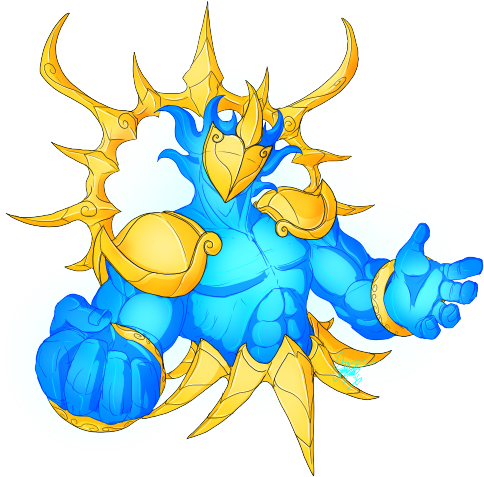 Not Sure Why I Felt Like Drawing This But Here You - Stardust Guardian Terraria Drawing (500x493)