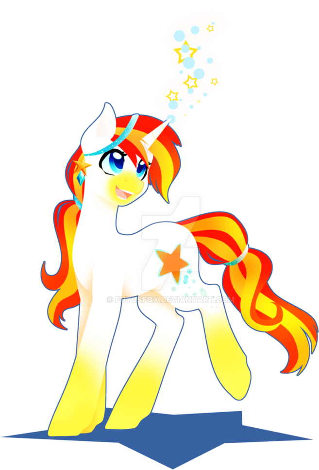 Stardust Shimmer By Fuyusfox - Cartoon (788x1013)
