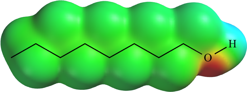 Nonpolar Bonds In Blue, Polar Bonds In Red - Organic Chemistry (835x332)