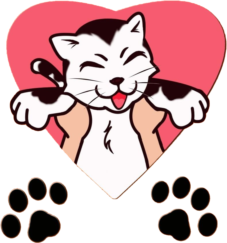 Cat Cartoon Animal Track - Cat Cartoon Animal Track (1000x1000)