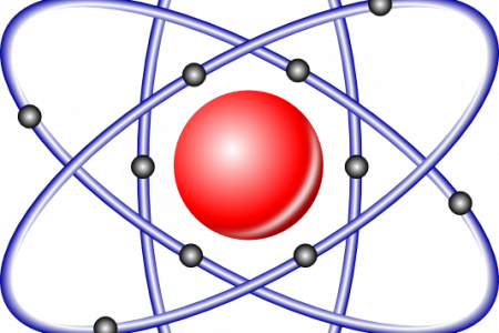 Atoms Electrons Clip Art - 774atom Square Car Magnet 3" X 3" (450x300)