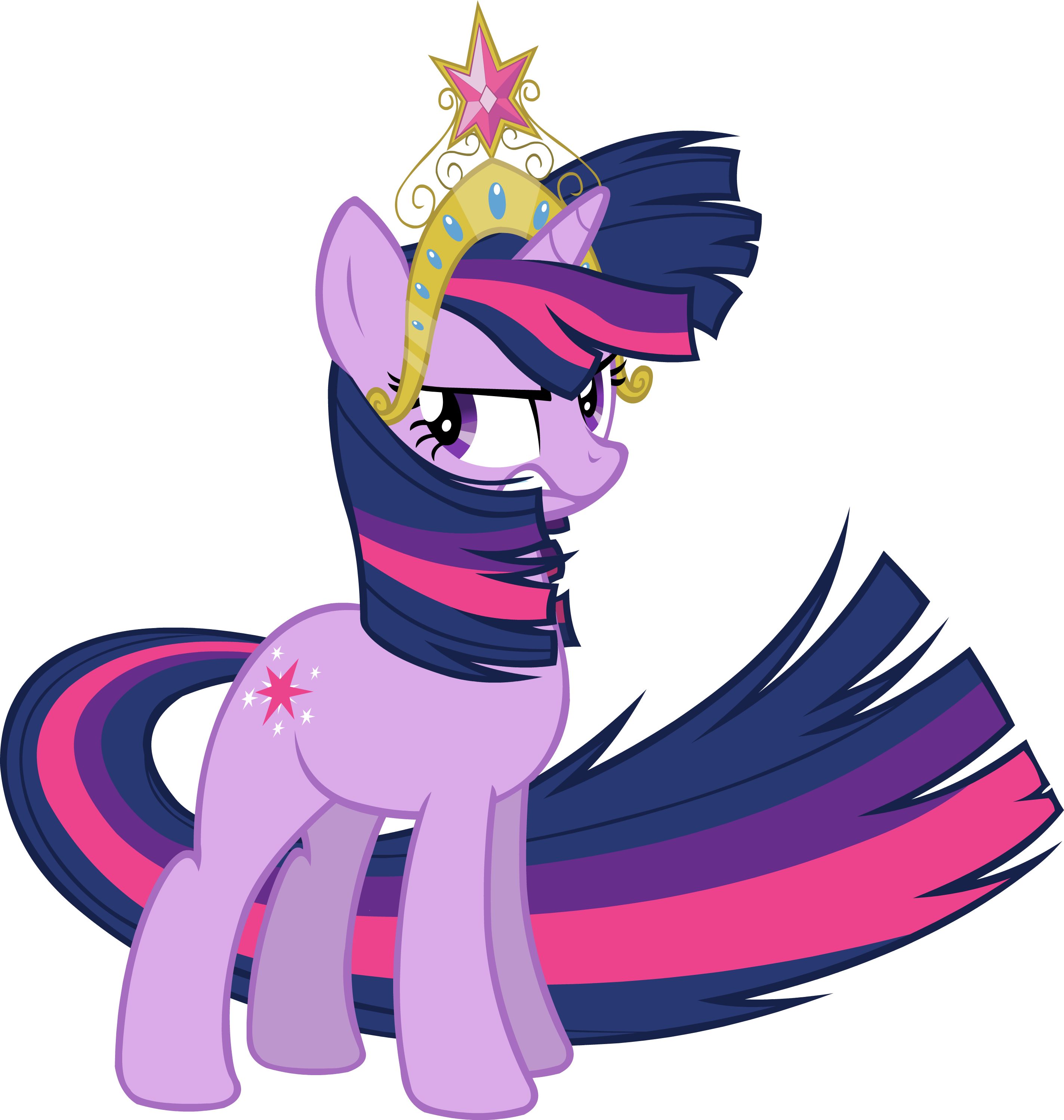 I Am The Element Of Magic By Stardust-r3x - Twilight Sparkle Hair Blowing (2847x2994)