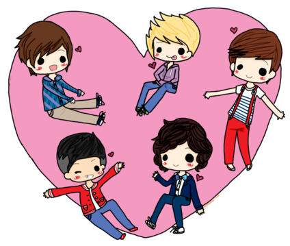 Annalovechuck Images 1d Wallpaper And Background Photos - One Direction Cute Chibi (2337x1693)