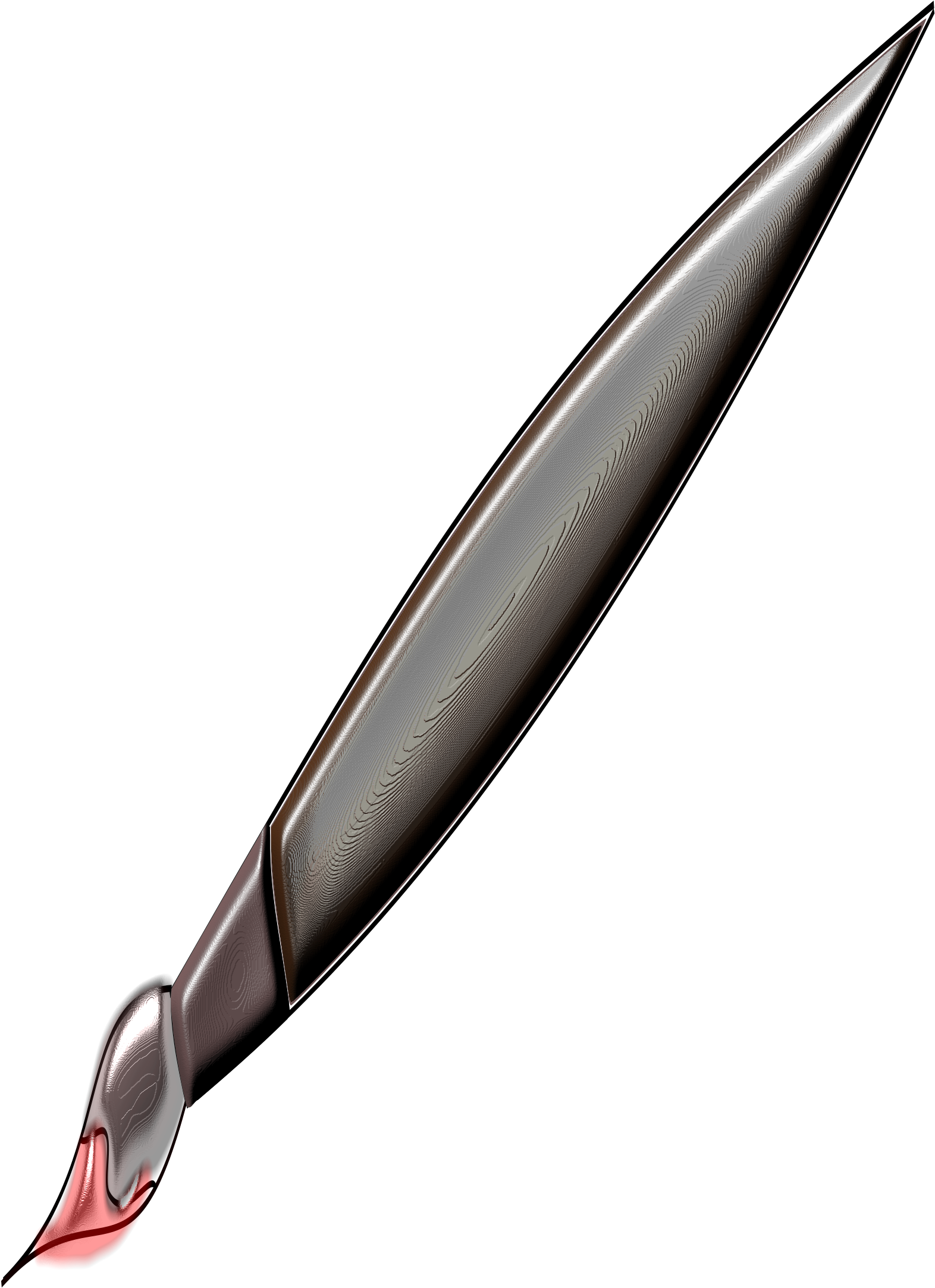 Paintbrush Clipart - Knife (1697x2400)