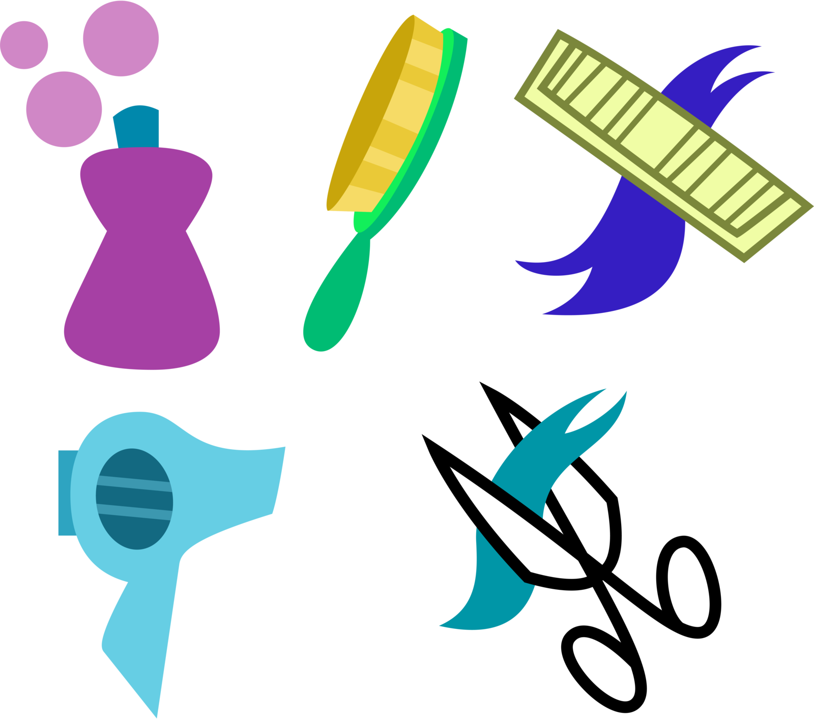 The Mane-iac's Henchponies' Cutie Marks [canon] By - Mlp Mane Iac Cutie Mark (1600x1413)