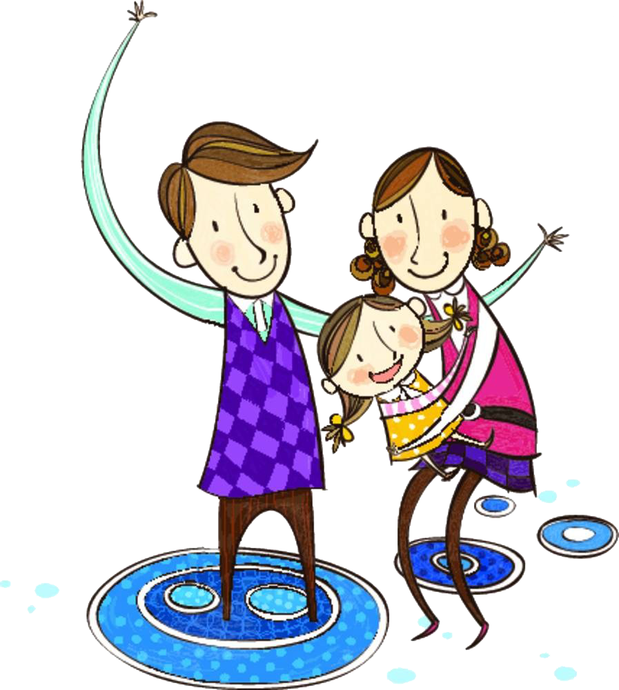 Parent Child Illustration - Parent Child Illustration (897x1000)