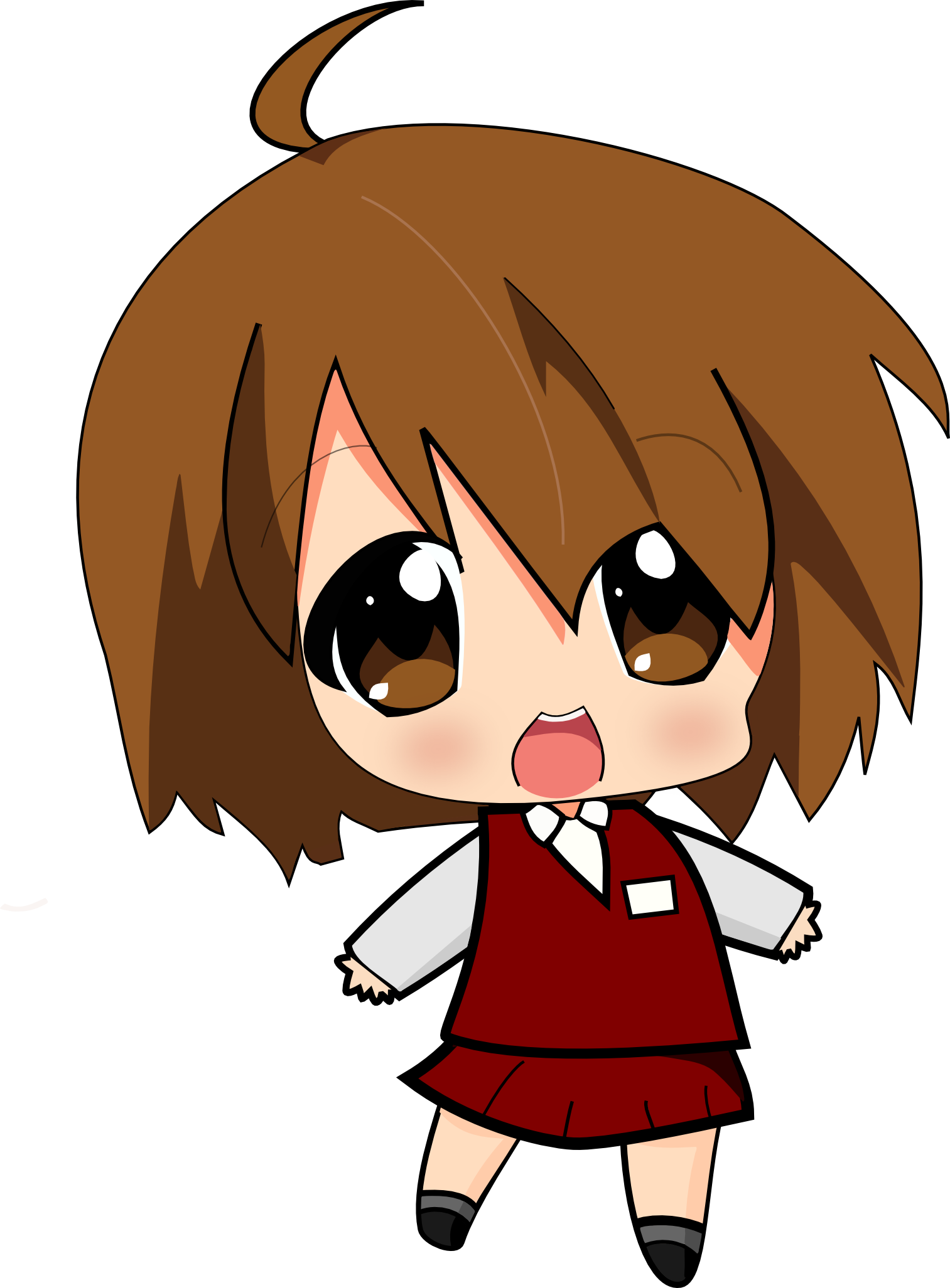 Chibi Cartoon Png - Chibi Png (1513x2053)