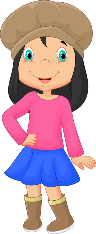 Personnages, Illustration, Individu, Personne, Gens - Two Girls Cartoon Png (331x800)