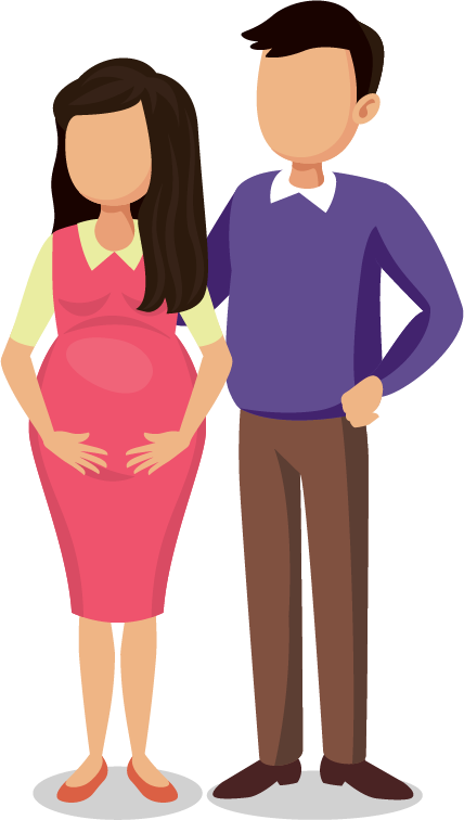 Familia Con Mujer Embarazada (428x756)