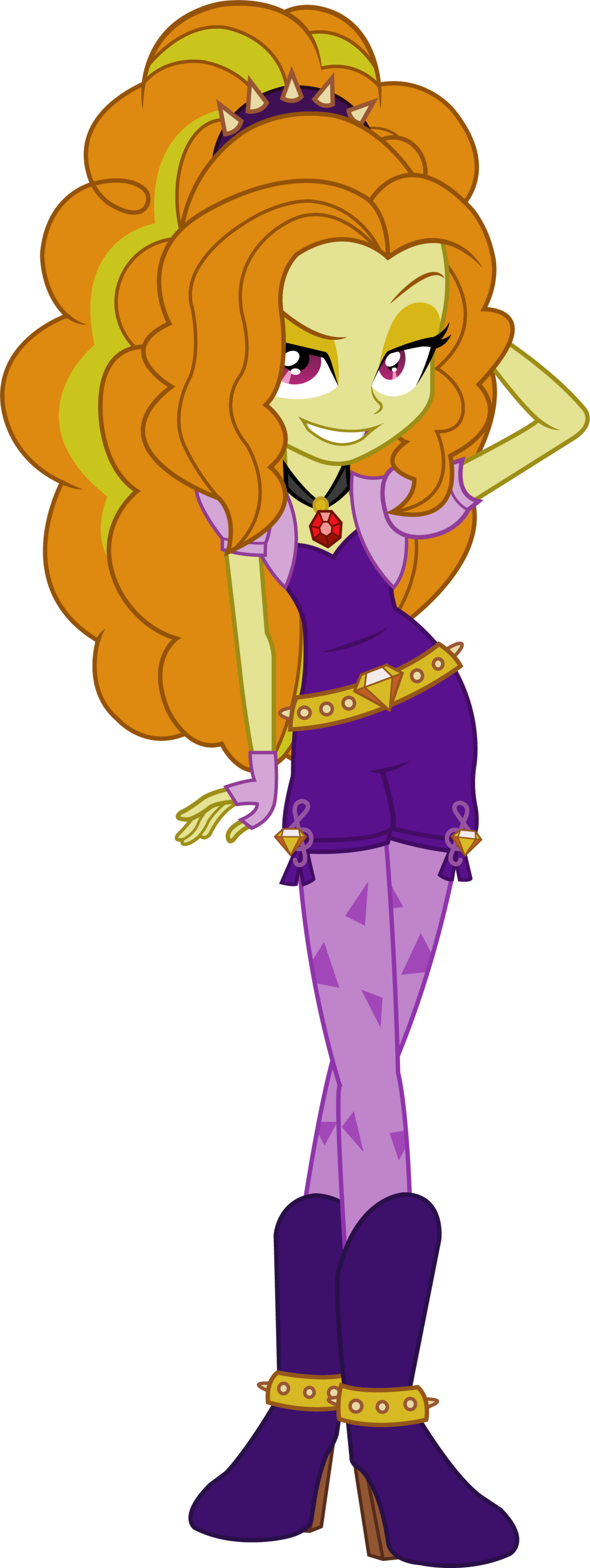 Mlp Eg Adagio Dazzle - My Little Pony Equestria Girls Rainbow Rocks (1280x3397)