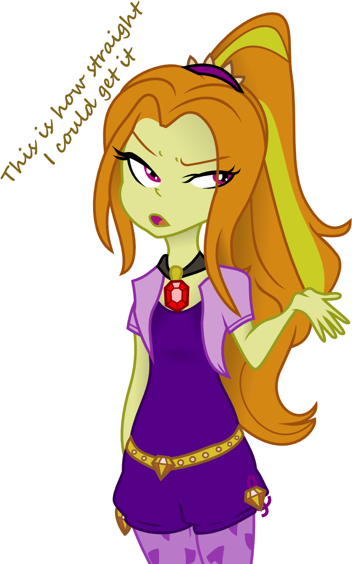 Adagio Dazzle, Alternate Hairstyle, Artist - Adagio Dazzle Hair Down (827x1169)