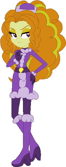 Adagio Dazzle Winter Ouffit By Karmenliinak231 - My Little Pony: Friendship Is Magic (294x586)
