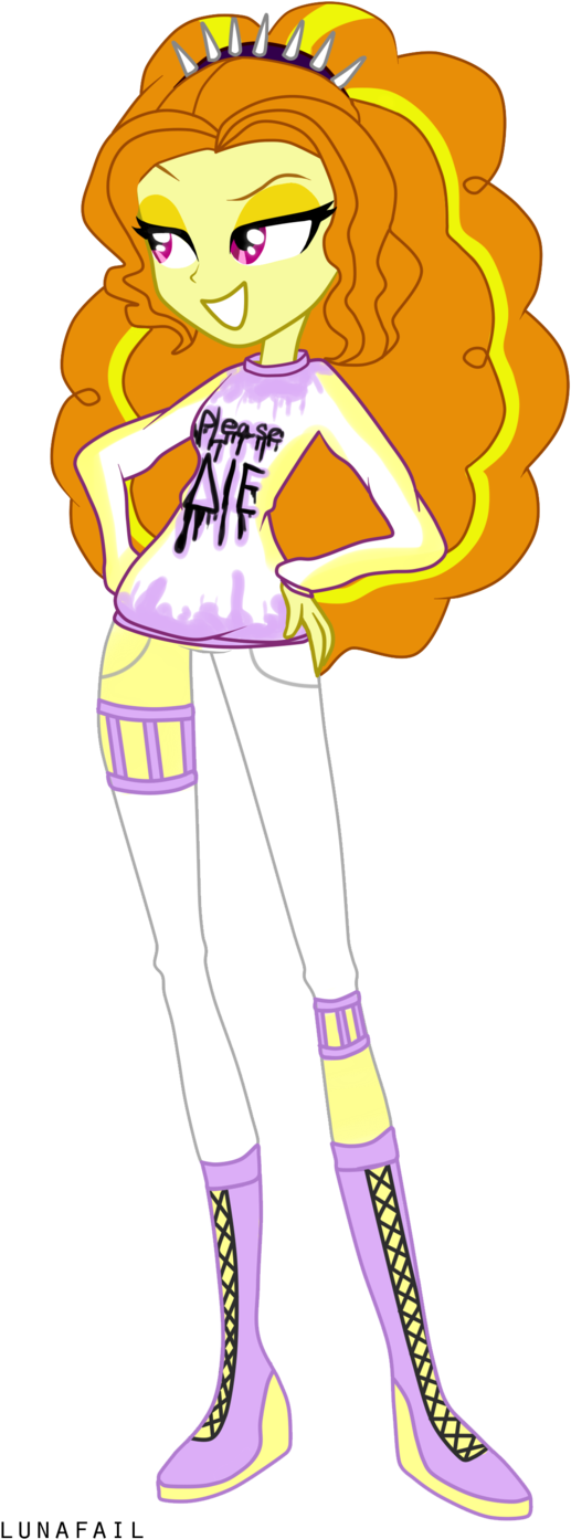 Pastel Goth Adagio Dazzle By Myumlamy On Deviantart - Cartoon (567x1410)