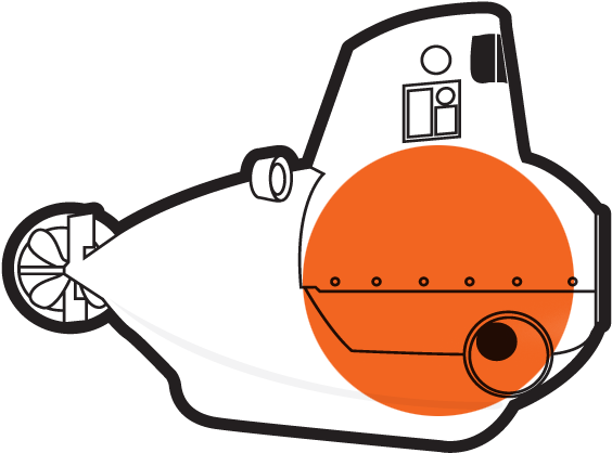 Alvin Submarine - Draw An Alvin Submersible (1041x474)