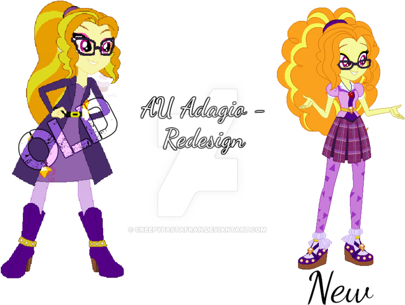 Adagio Dazzle Redraw By Lavender-doodles - Drawing (900x641)