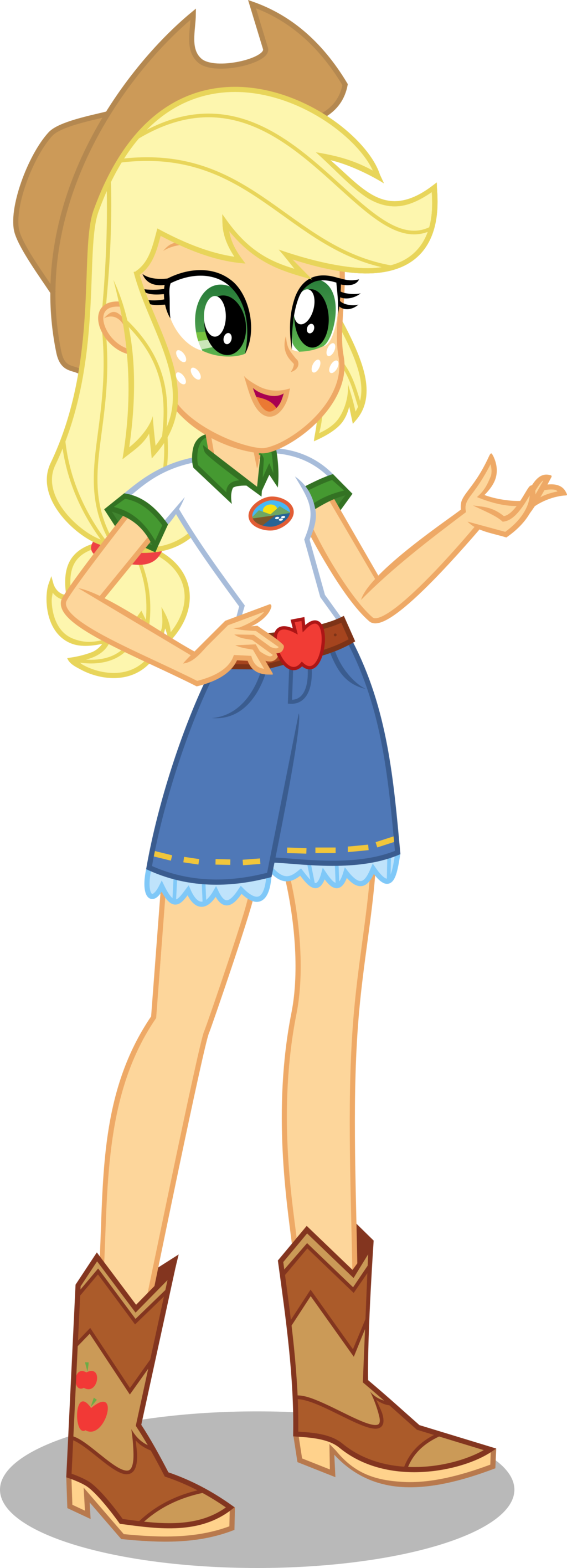 Apple Jack By Limedazzle - Applejack Legend Of Everfree (1024x2830)