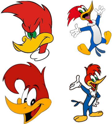 A Few Little Illustrations That I Did For Code & Supply's - Easy Draw Woody Woodpecker (400x400)