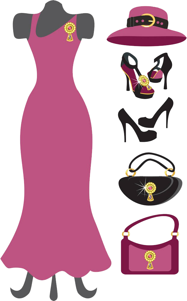 Model Fashion Design Clip Art - Model Fashion Design Clip Art (622x1000)