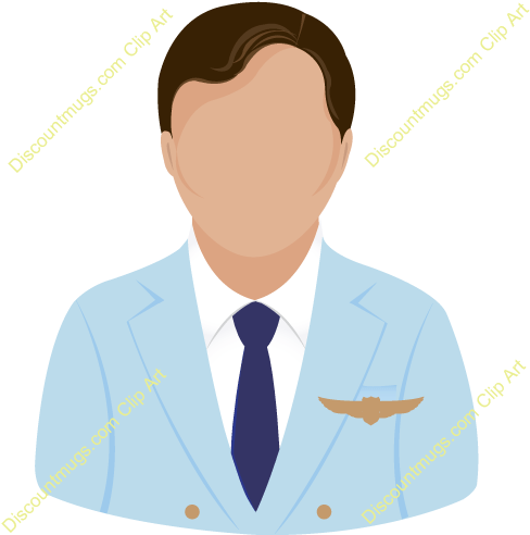 Male Flight Attendant - Businessperson (500x500)