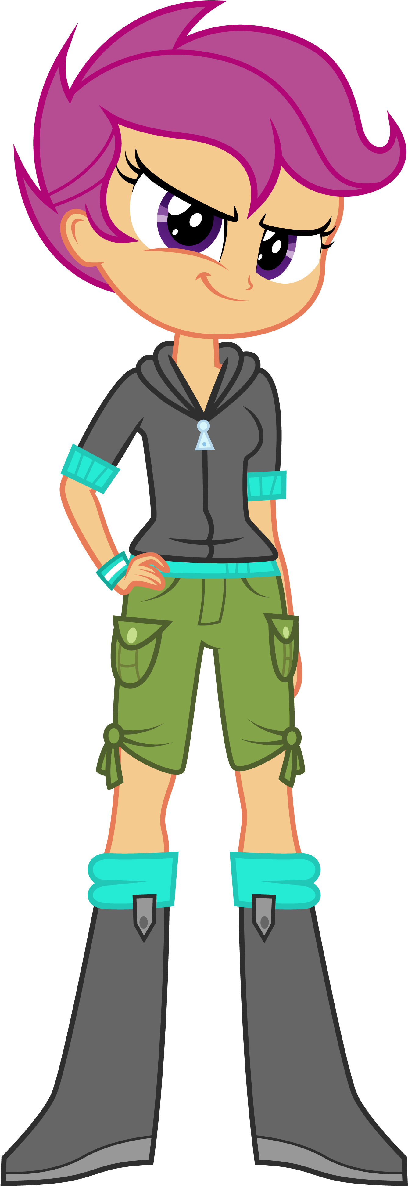 My Little Pony - Equestria Girls Scootaloo Sexy (1375x3921)