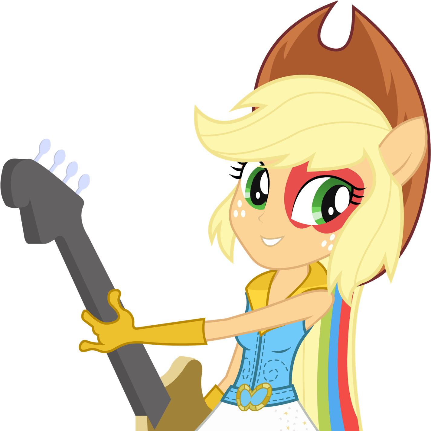 Image For Applejack Equestria Girl Rainbow Rocks By - Applejack Equestria Girl Rainbow Rocks (1600x1478)