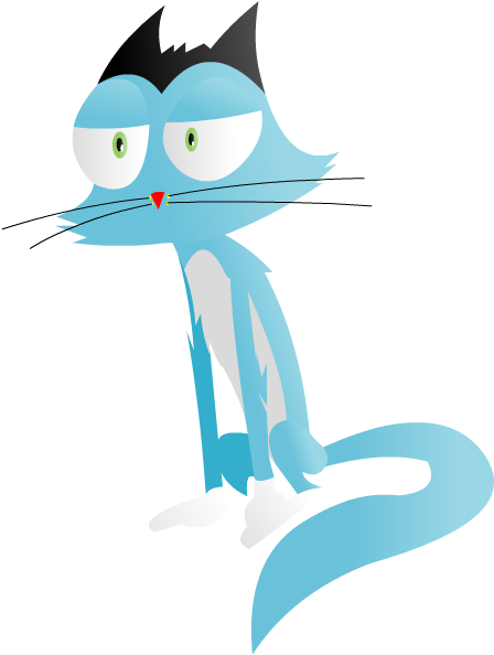 Oggy In Cat Form - Cat (700x600)