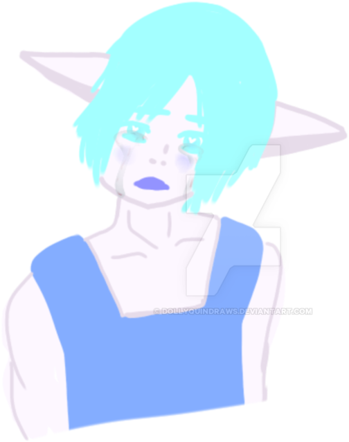 Sad Ice Elf By Dollyquindraws - Cartoon (894x894)
