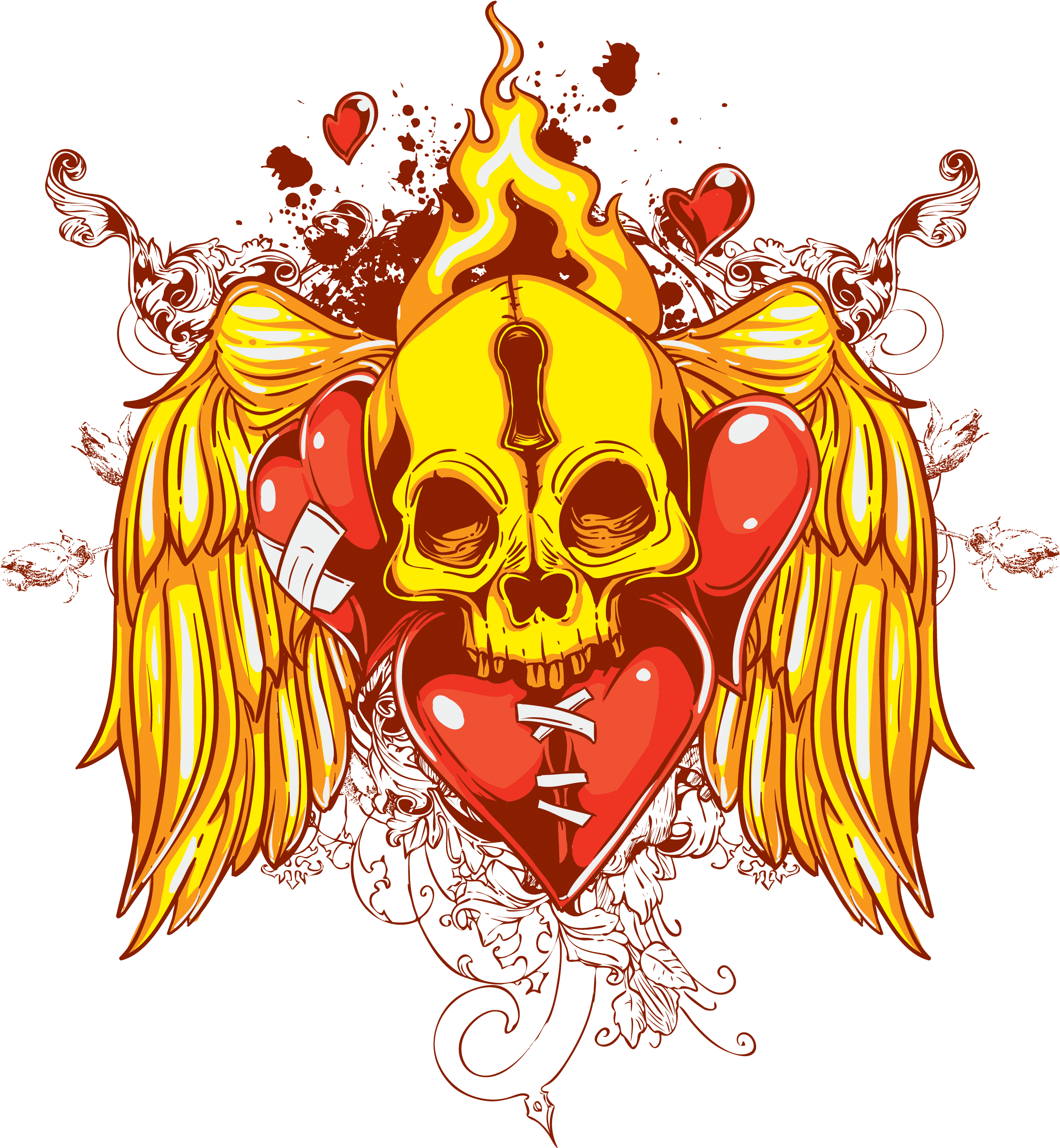 Golden Skeleton 2480*3508 Transprent Png Free Download - Golden Skeleton 2480*3508 Transprent Png Free Download (2480x3508)