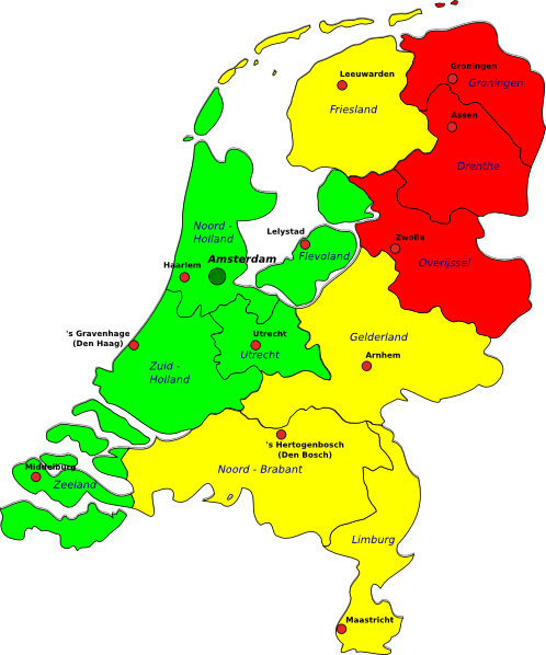 Kaart Nederland Silhouet (498x598)