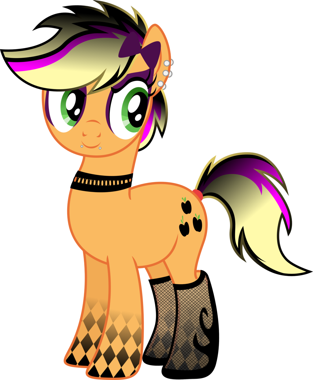 Free My Little Pony Friendship Is Magic Equestria Girls - Mlp Applejack Punk (1024x1242)