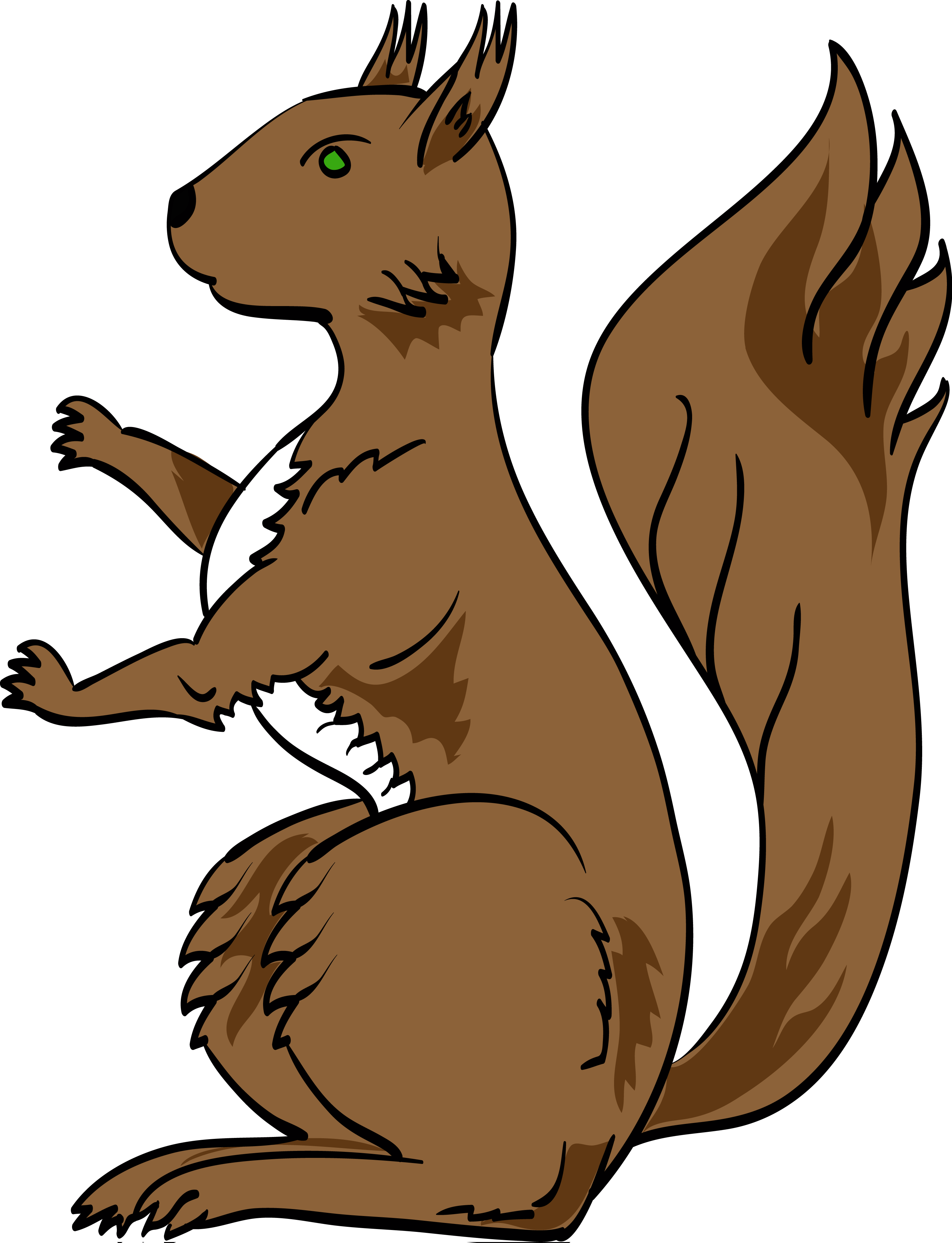 Squirrel - Coat Of Arms Squirrel (3000x3915)
