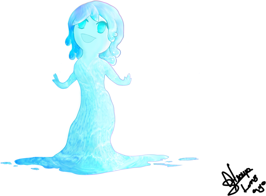 Water Ninf By Shiaroscuro - Illustration (1024x768)