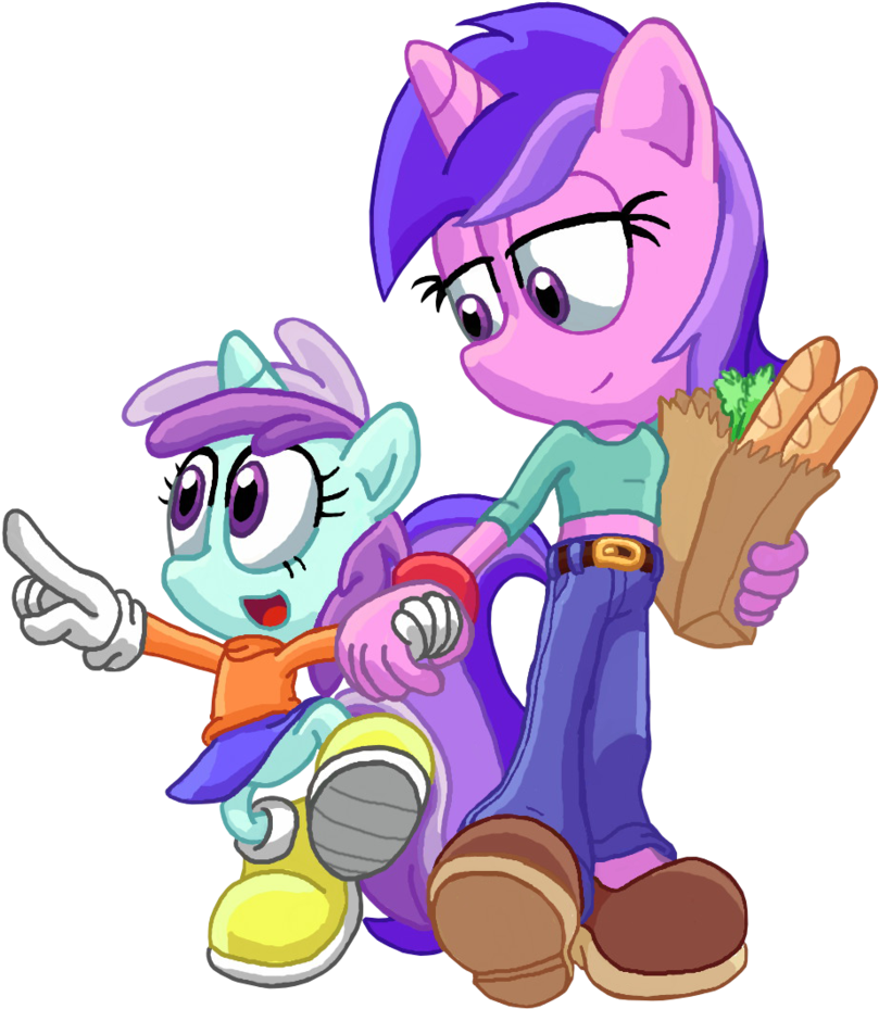 Sonitized Amethyst Star And Child By Blehmaster7 - Cartoon (823x970)