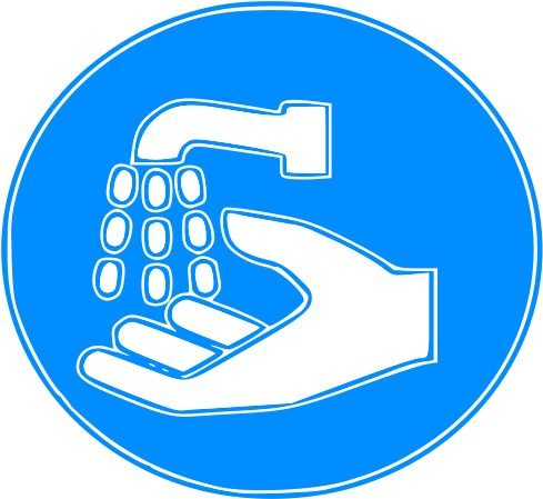 This Free Clip Arts Design Of Hand Wash Sign - Wash Your Hands Sign (637x900)