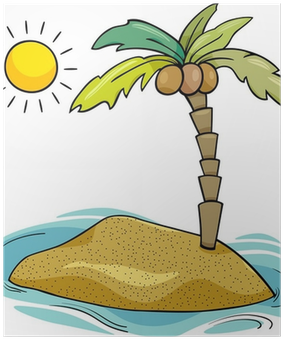 Cartoon Desert Island (400x400)