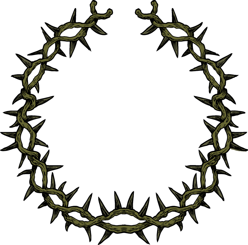 Crown Of Thorns And Nails Clip Art - Changeling: The Dreaming (1024x1010)