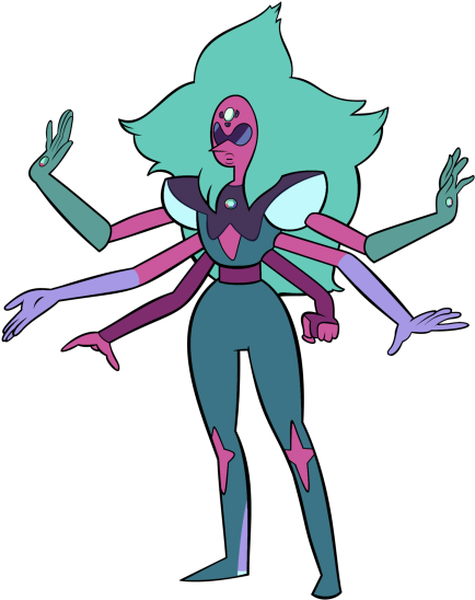 Image - Steven Universe Garnet Pearl And Amethyst Fusion (500x578)