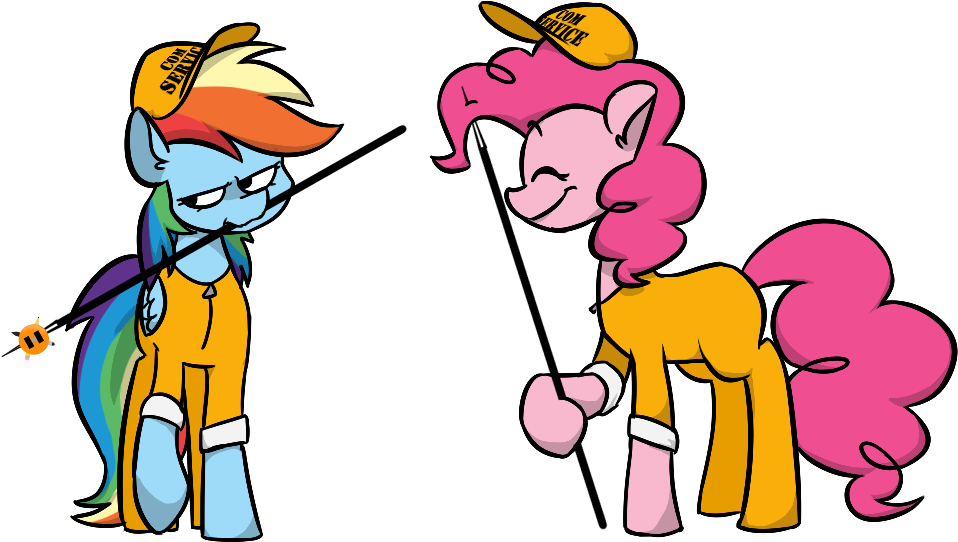Irontwistfim, Clothes, Community Service, Duo, Hat, - Cartoon (1000x600)
