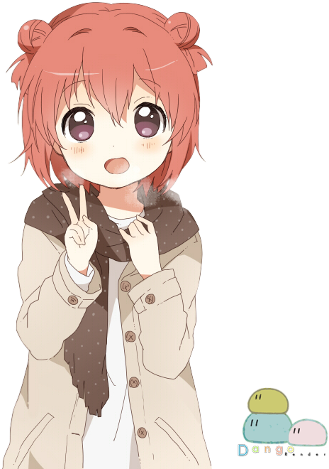 Winter Coat By Dangorender - Yuru Yuri Kawaii (550x711)