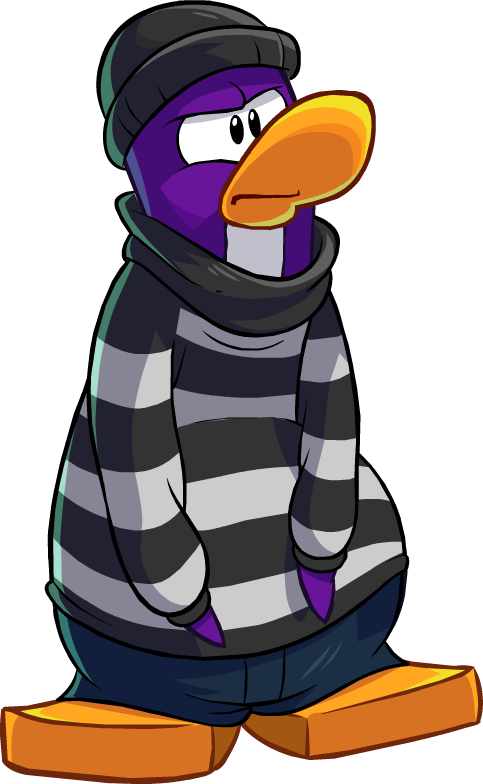 Prisoner Are You Kidding Still Working On This - Club Penguin Robber Png (483x784)