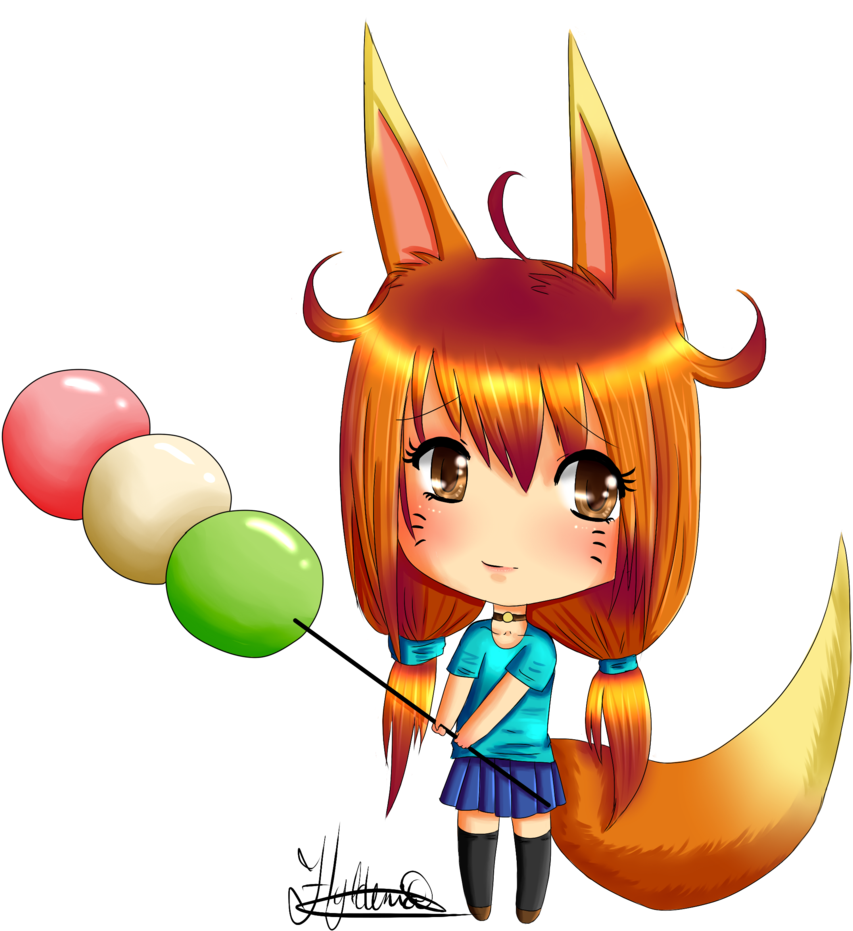 Chibi Dango By Hyldenia Chibi Dango By Hyldenia - Cartoon (900x999)