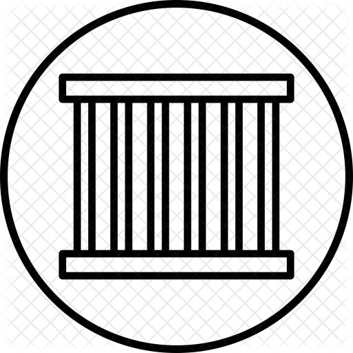 Crime, Prisoner, Cell, Block, Prison, Jail, Criminal - Throw Away Trash Sign (512x512)