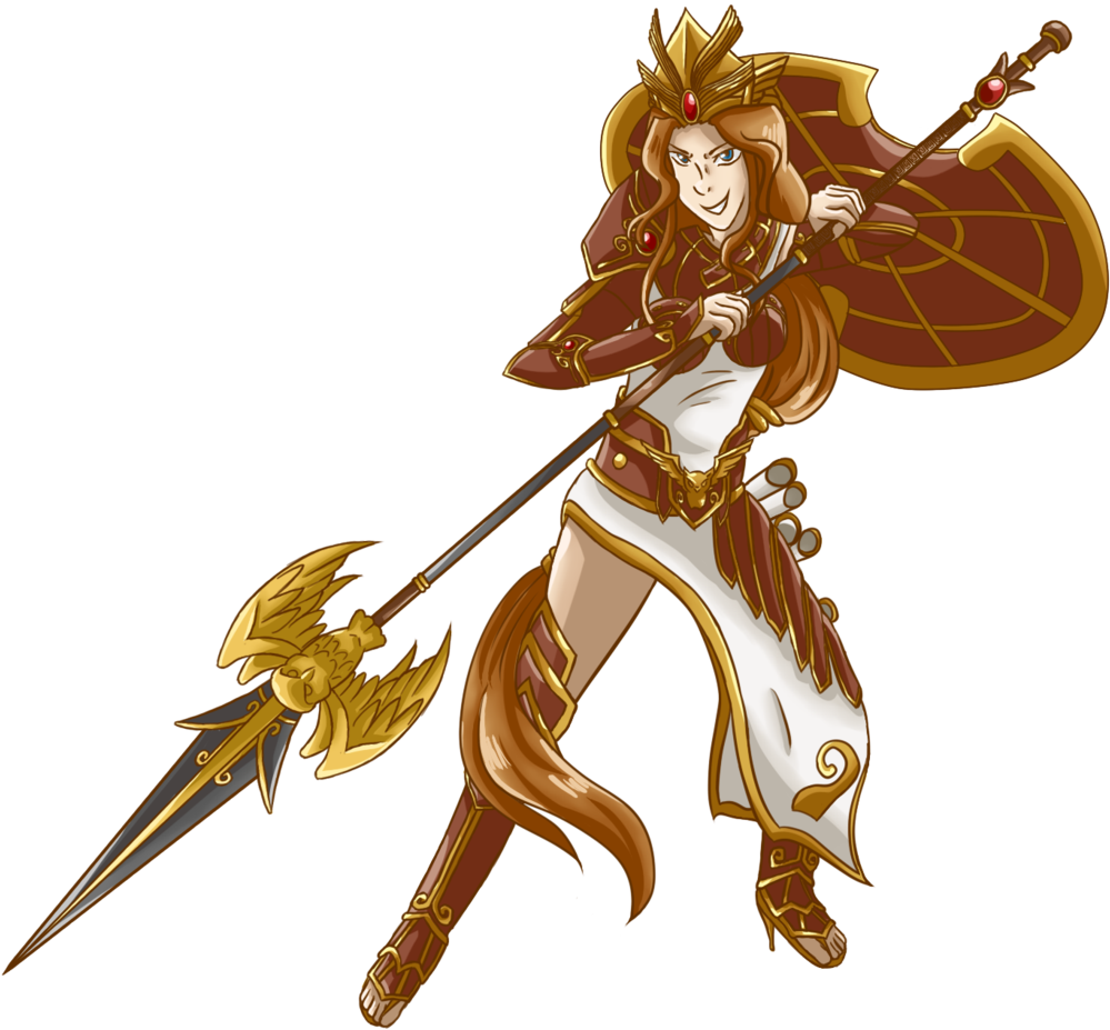 Athena By Sonicblaze101 Smite Collab - Smite Athena Fan Art (1024x951)