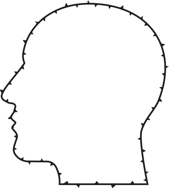 Peace Symbols Crown Of Thorns Clip Art - Peace Symbols (692x770)