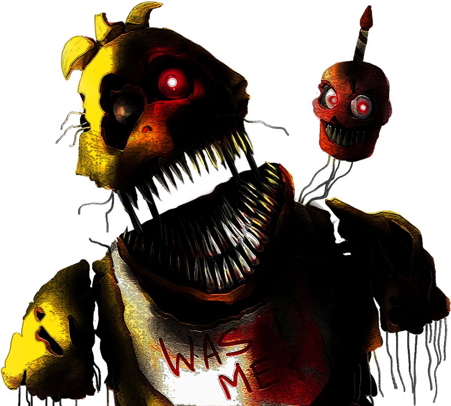 Nightmare Chica By Shootersp - Five Nights At Freddy's 4 Png (925x863)