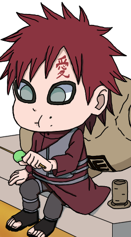 No One Eats Dango Like Gaara - Gaara (264x476)